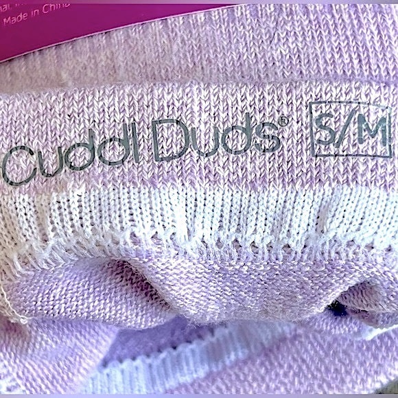 NWT Cuddl Duds Young Girls Lavender Purple Ribbed Sweater Tights, Small/Medium - Picture 3 of 12
